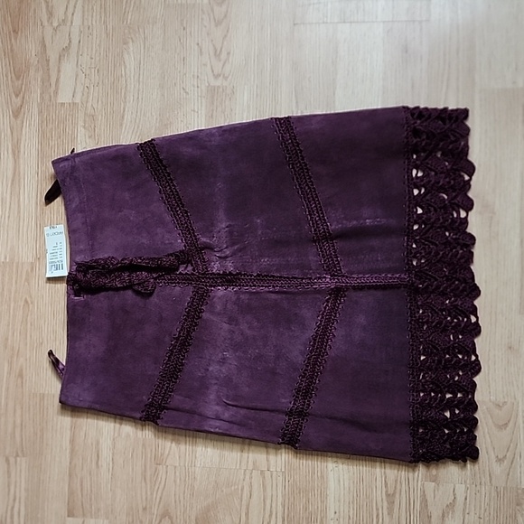 Suede Skirt - Picture 1 of 6